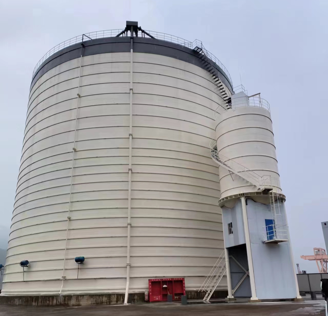 莲都10万吨水泥钢板库